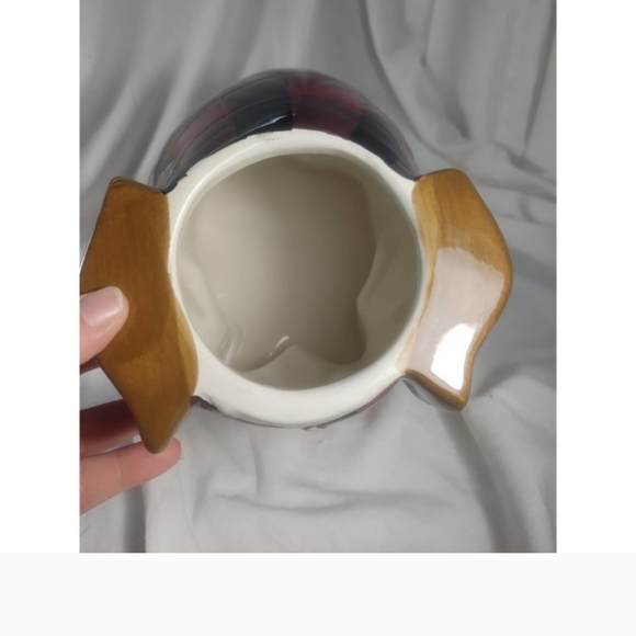 Pioneer woman cookie jar Plaid Charlie Christmas, holiday Gift idea Retired HTF - Picture 8 of 10